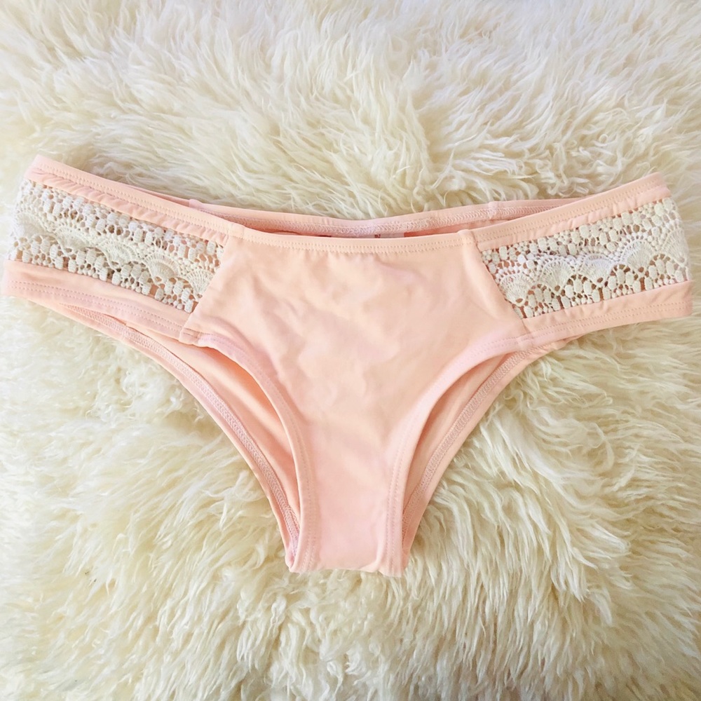 NWT L space twilight bikini bottom creamsicle